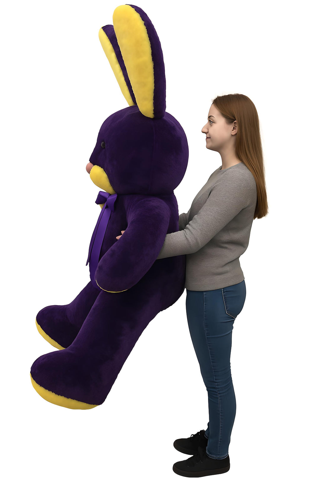 Giant Stuff Rabbit American Made Giant Stuffed Bunny 60 Inch Soft Big Plush 5 Foot Rabbit