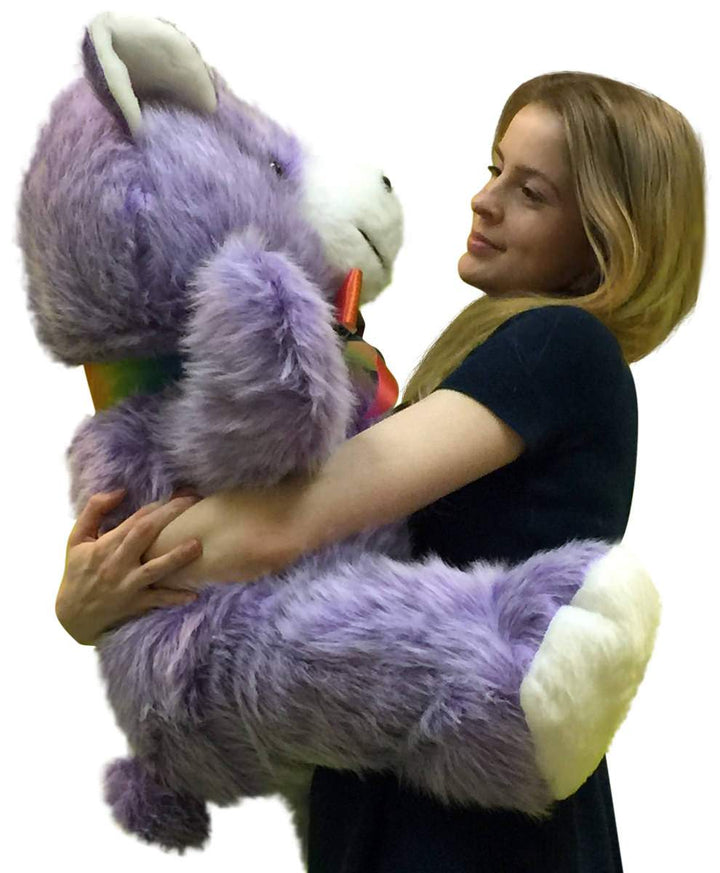American Made Giant Purple Teddy Bear 36 Inches Made in the USA America