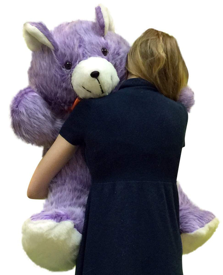 American Made Giant Purple Teddy Bear 36 Inches Made in the USA America