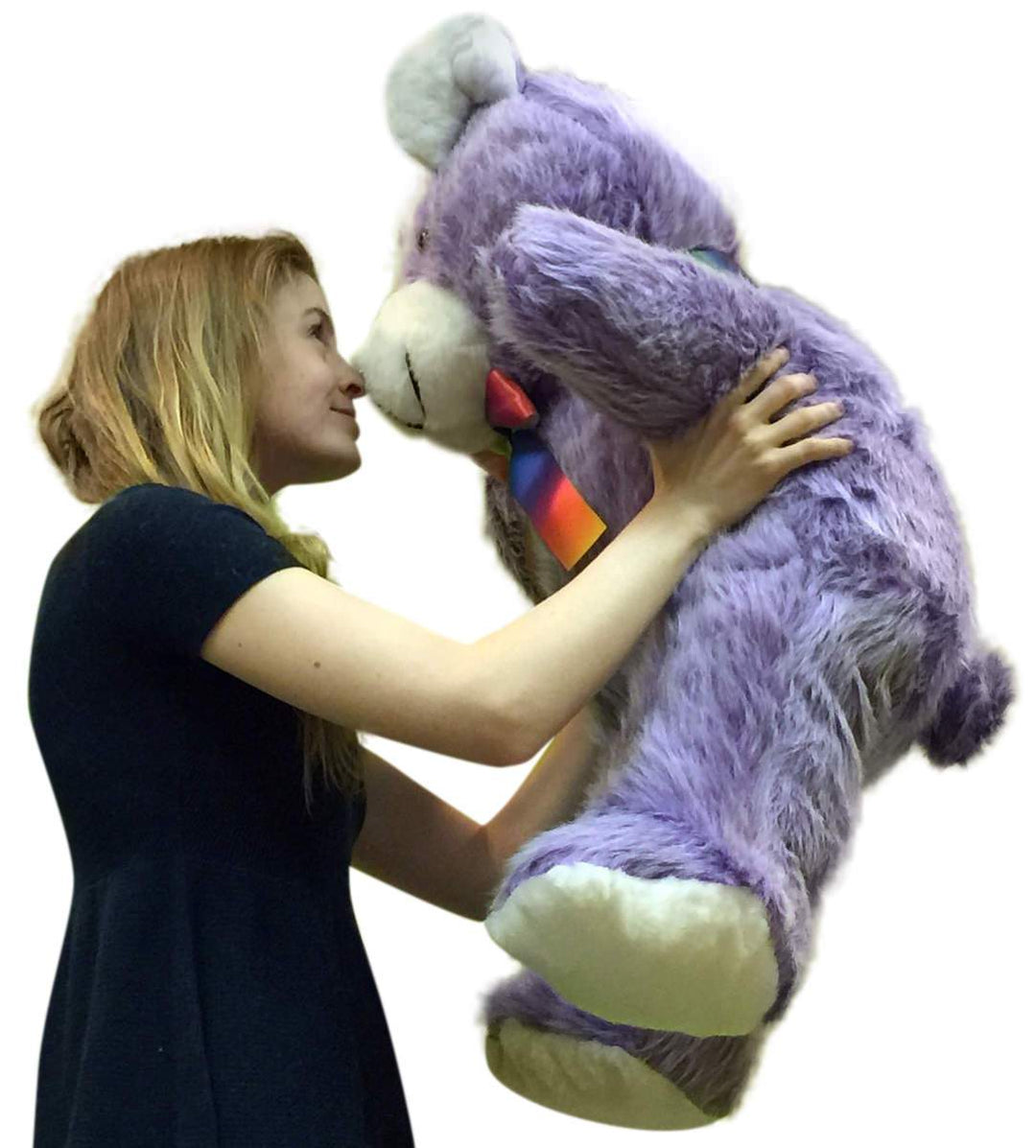 American Made Giant Purple Teddy Bear 36 Inches Made in the USA America