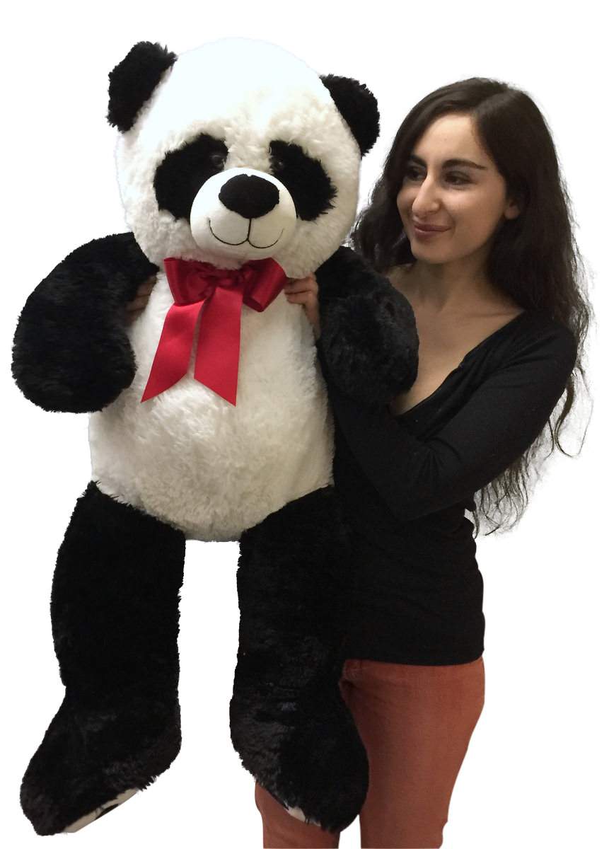 Big Stuffed Panda 36 Inches Soft Large 3 Foot Big Plush Animal