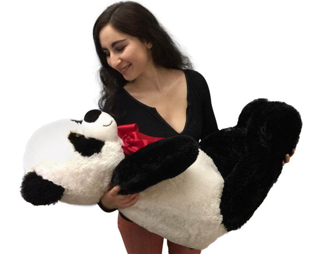 Big Stuffed Panda 36 Inches Soft Large 3 Foot Big Plush Animal