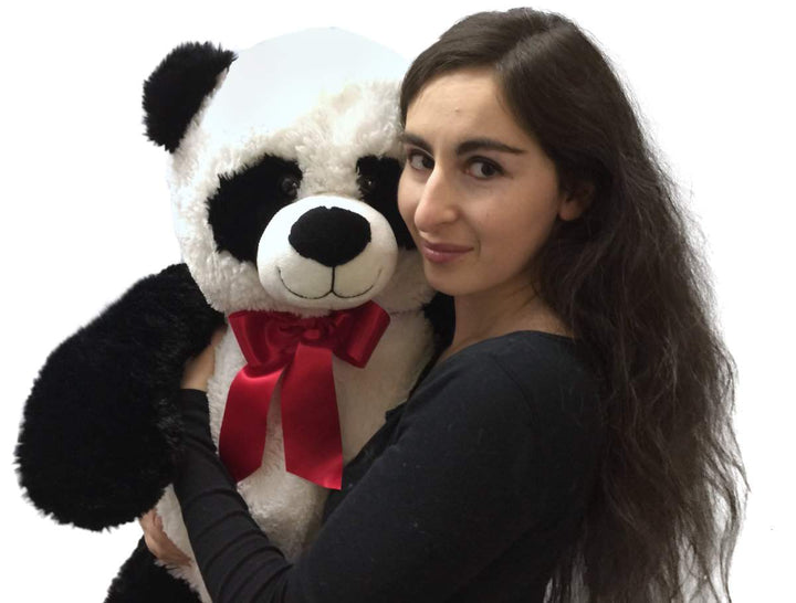 Big Stuffed Panda 36 Inches Soft Large 3 Foot Big Plush Animal