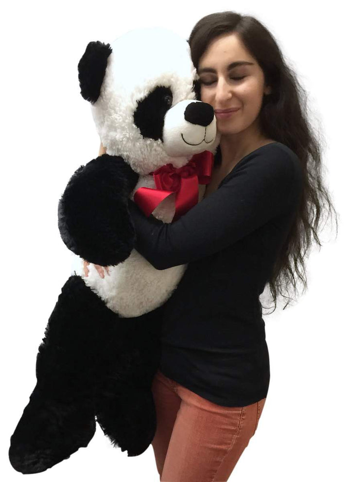 Big Stuffed Panda 36 Inches Soft Large 3 Foot Big Plush Animal