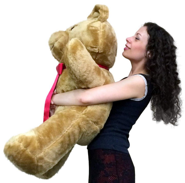 American Made Giant 3 Foot Brown Teddy Bear Soft 36 Inch Made in USA America