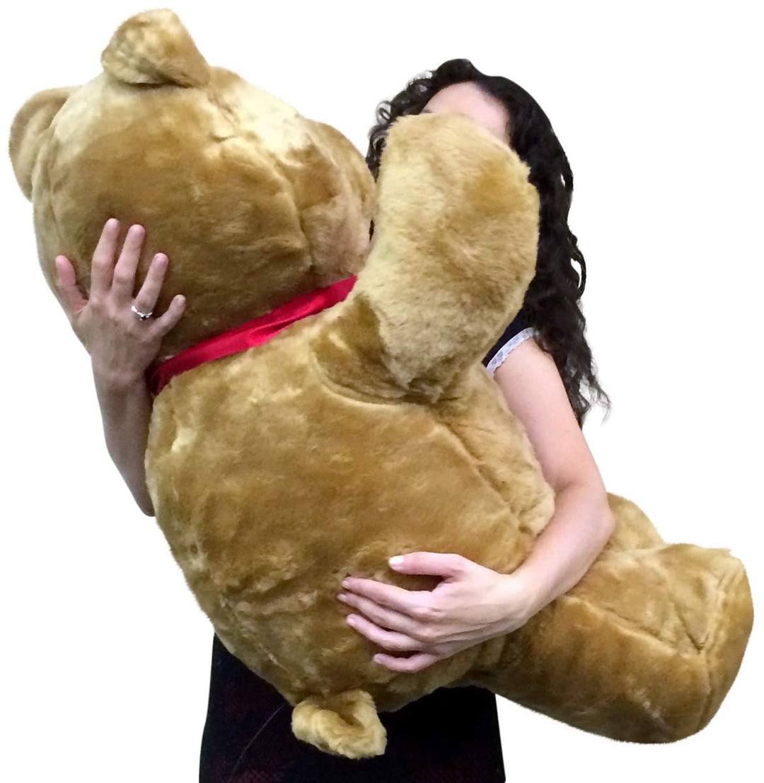 American Made Giant 3 Foot Brown Teddy Bear Soft 36 Inch Made in USA America