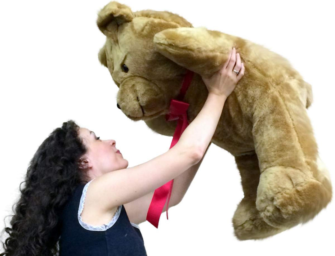 American Made Giant 3 Foot Brown Teddy Bear Soft 36 Inch Made in USA America