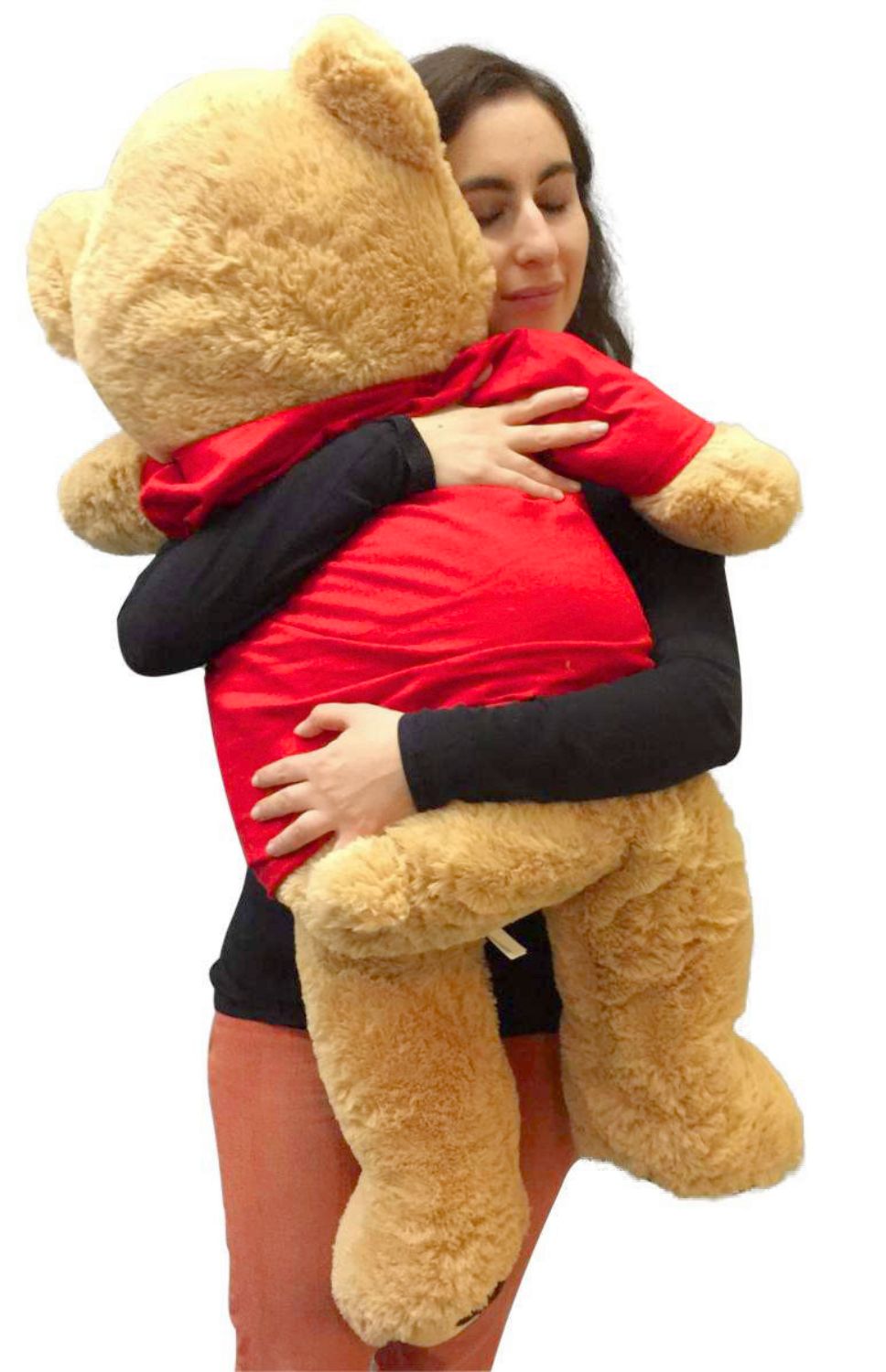 Giant Teddy Bear 36 Inches Soft Wears Removable Tshirt I Love You This Much