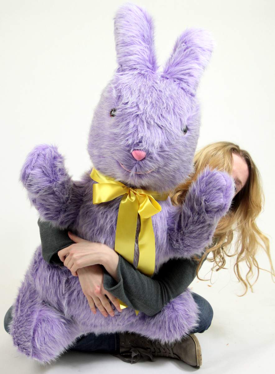 Giant Stuff Rabbit American Made Giant Stuffed Purple Bunny 42 Inch Soft Plush Rabbit Mad ...