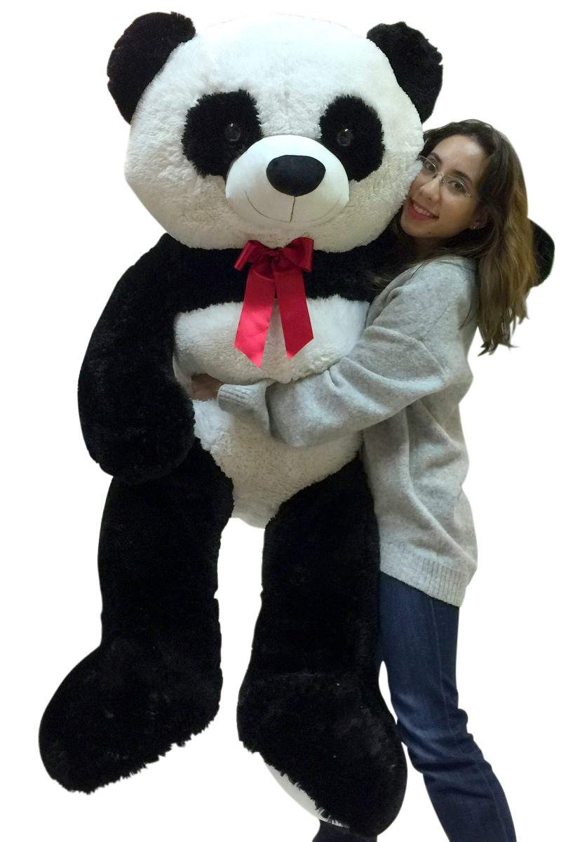 5 Foot Giant Stuffed Panda Soft 60 Inch Big Plush Premium Teddy Bear