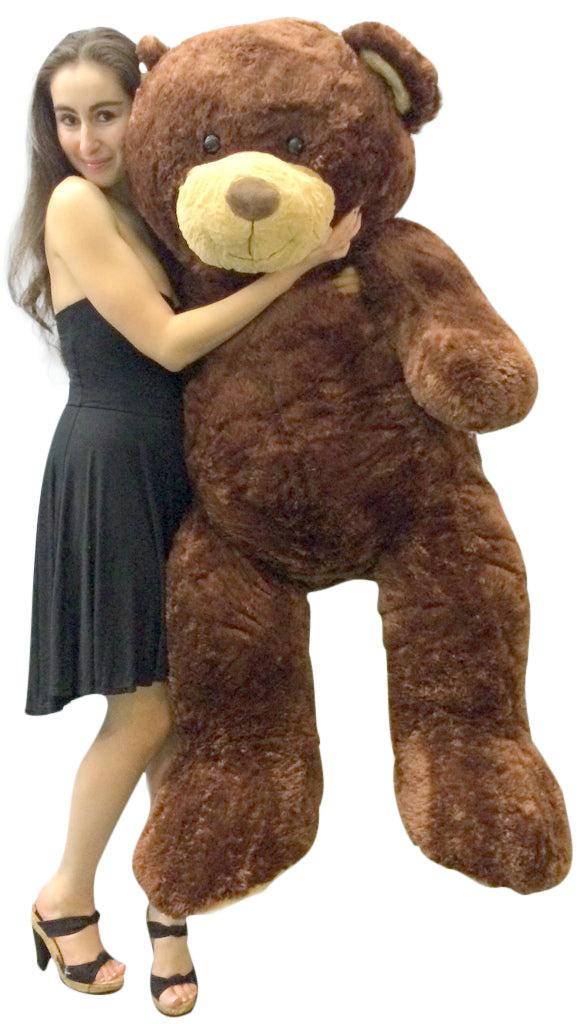 Giant brown teddy bear