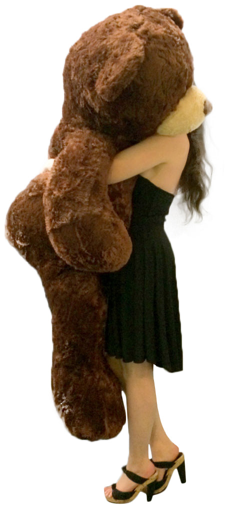 5 Foot Teddy Bear Soft Brown Premium Giant Stuffed Animal 60 Inch Snuggle Buddy  - Big Plush 