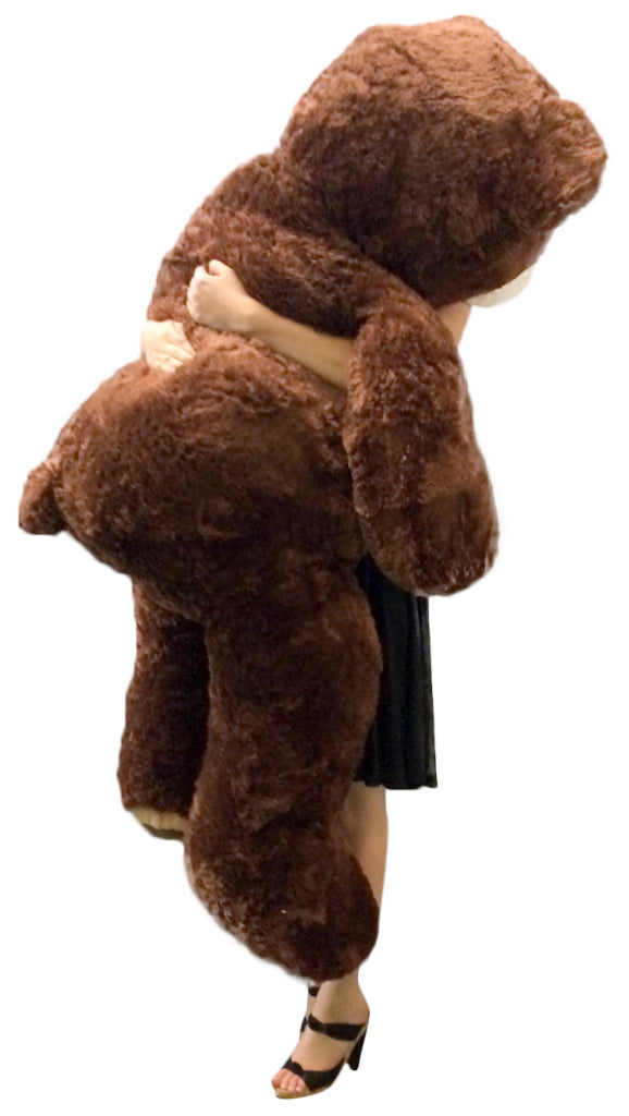 5 Foot Teddy Bear Soft Brown Premium Giant Stuffed Animal 60 Inch Snuggle Buddy  - Big Plush 