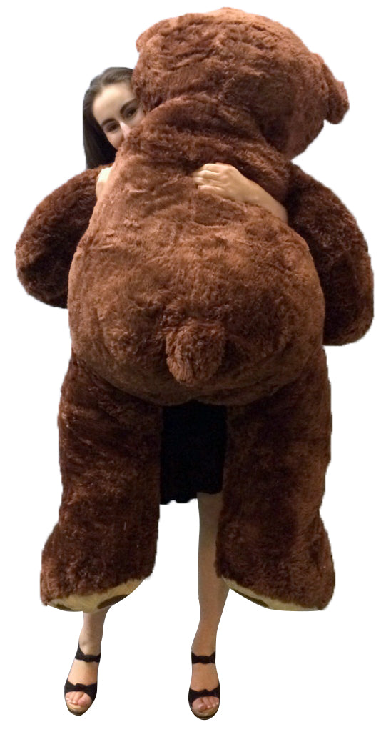 5 Foot Teddy Bear Soft Brown Premium Giant Stuffed Animal 60 Inch Snuggle Buddy  - Big Plush 
