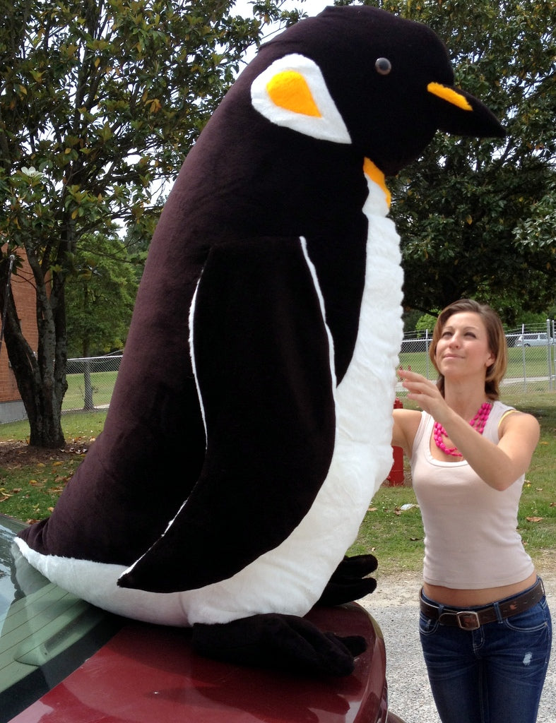 American Made Giant 5 Foot Stuffed Penguin Huge Soft Oversized Plush Animal