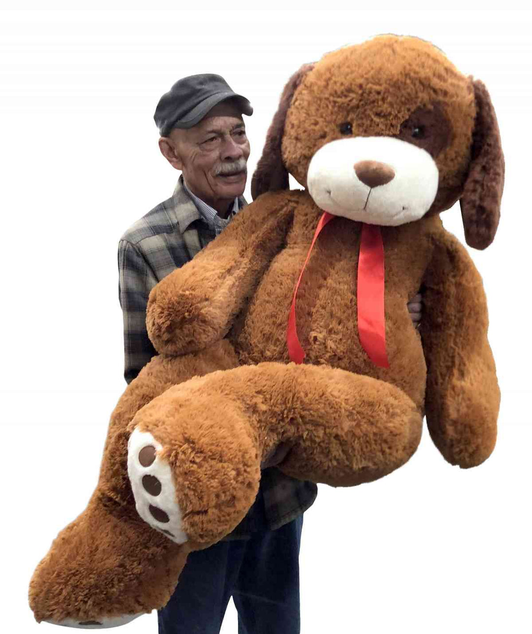 Giant Stuffed Dog 5 Feet 60 inches 153 cm Huge Soft Adorable Big Plush Puppy
