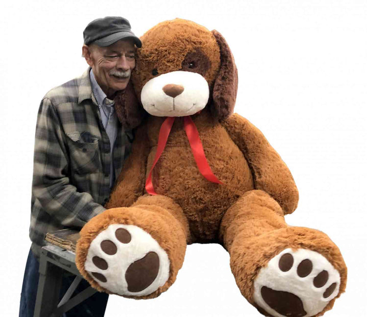 Giant Stuffed Dog 5 Feet 60 inches 153 cm Huge Soft Adorable Big Plush Puppy
