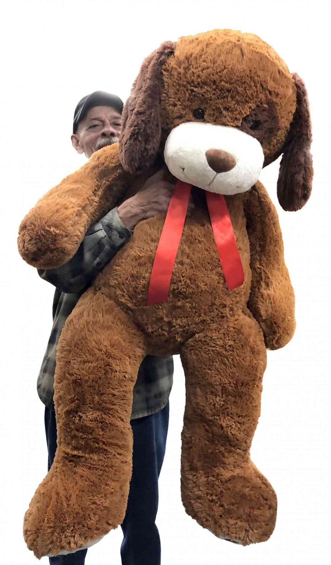 Giant Stuffed Dog 5 Feet 60 inches 153 cm Huge Soft Adorable Big Plush Puppy