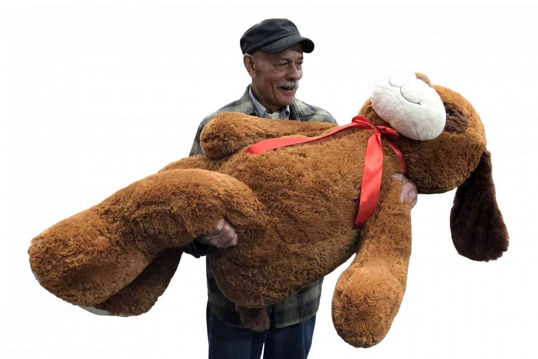 Giant Stuffed Dog 5 Feet 60 inches 153 cm Huge Soft Adorable Big Plush Puppy