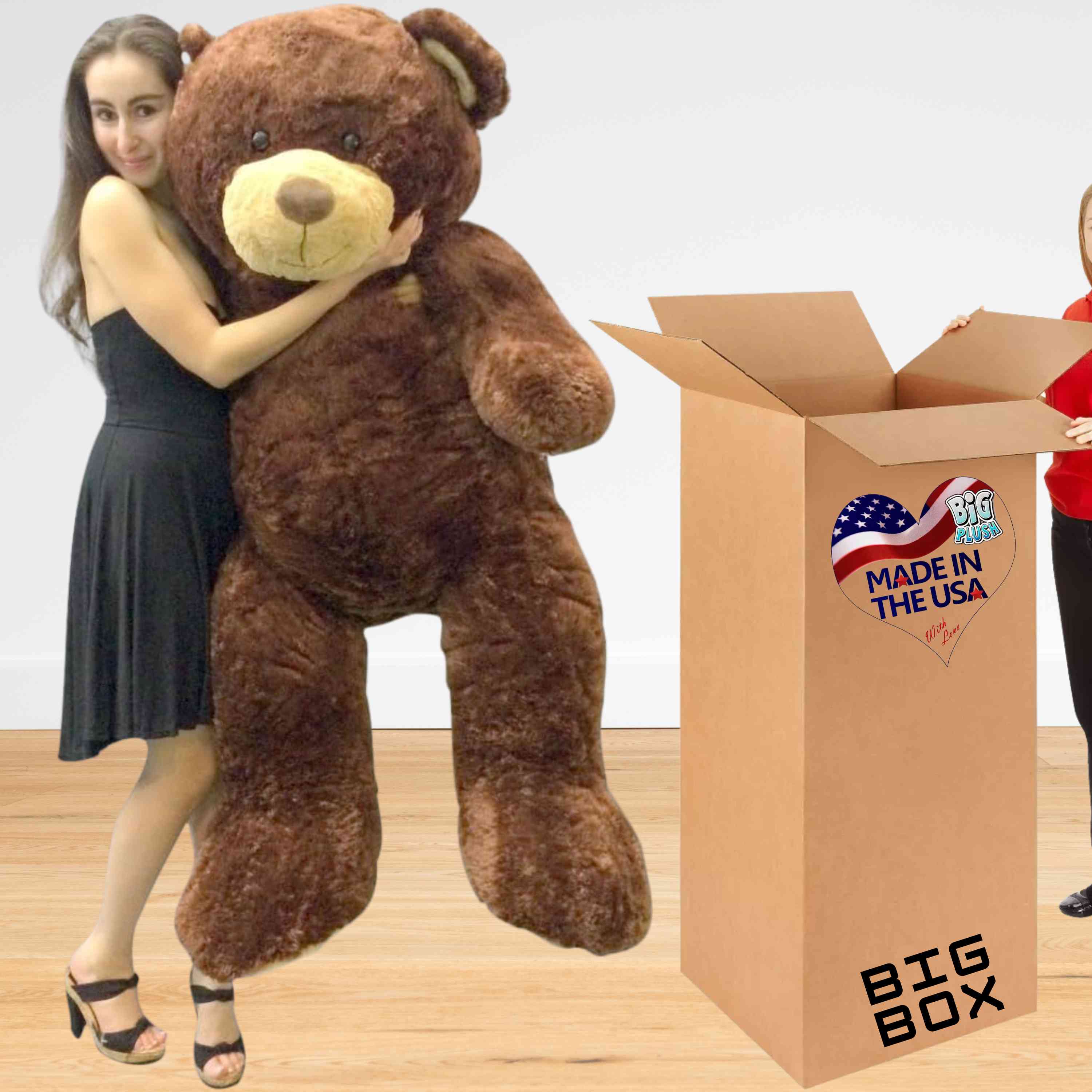 5 Foot Teddy Bear Soft Brown Premium Giant Stuffed Animal 60 Inch