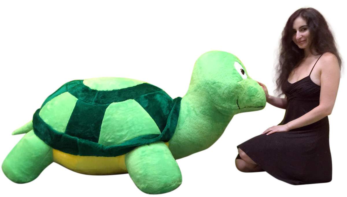 American Made Giant Stuffed Turtle 68 Inch Soft Extremely Large Plush ...