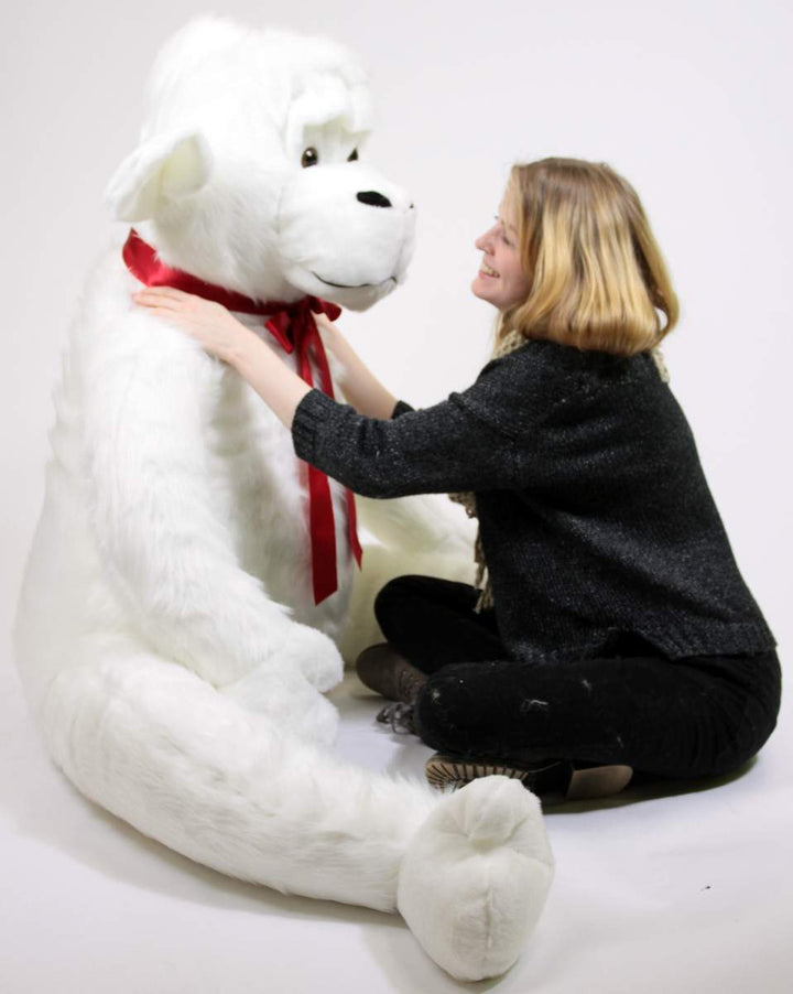 American Made White 6 Foot Giant Stuffed Gorilla 72 Inch Soft Huge Stuffed Monkey