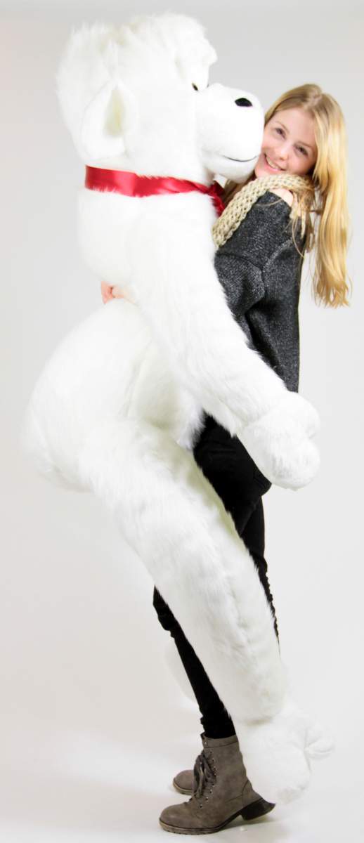 American Made White 6 Foot Giant Stuffed Gorilla 72 Inch Soft Huge Stuffed Monkey