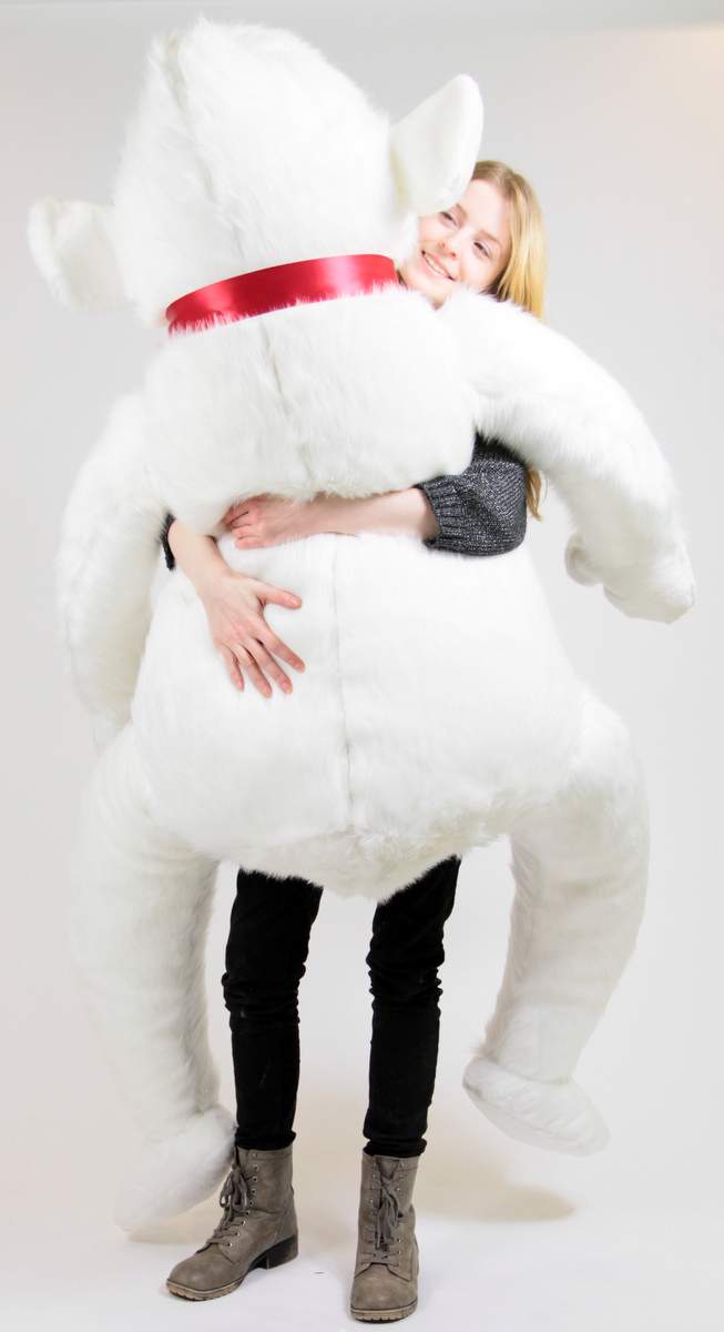 American Made White 6 Foot Giant Stuffed Gorilla 72 Inch Soft Huge Stuffed Monkey