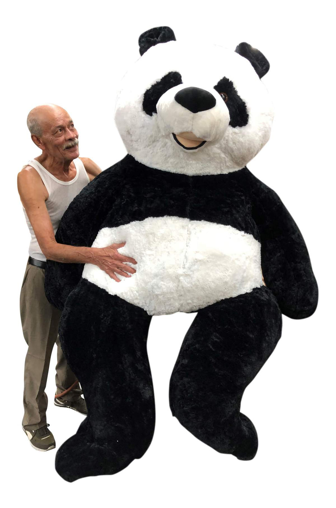 Giant Stuffed Panda 7 Feet Tall 84 Inches Soft 213 cm Big Plush Huge Stuffed Animal