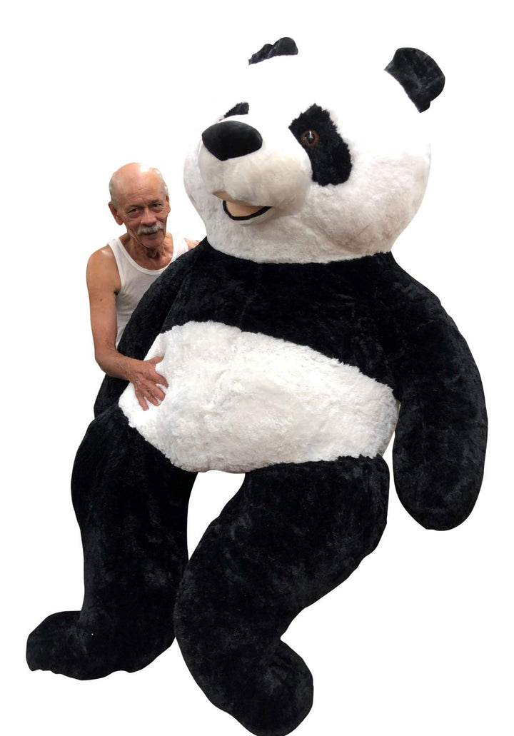 Giant Stuffed Panda 7 Feet Tall 84 Inches Soft 213 cm Big Plush Huge Stuffed Animal