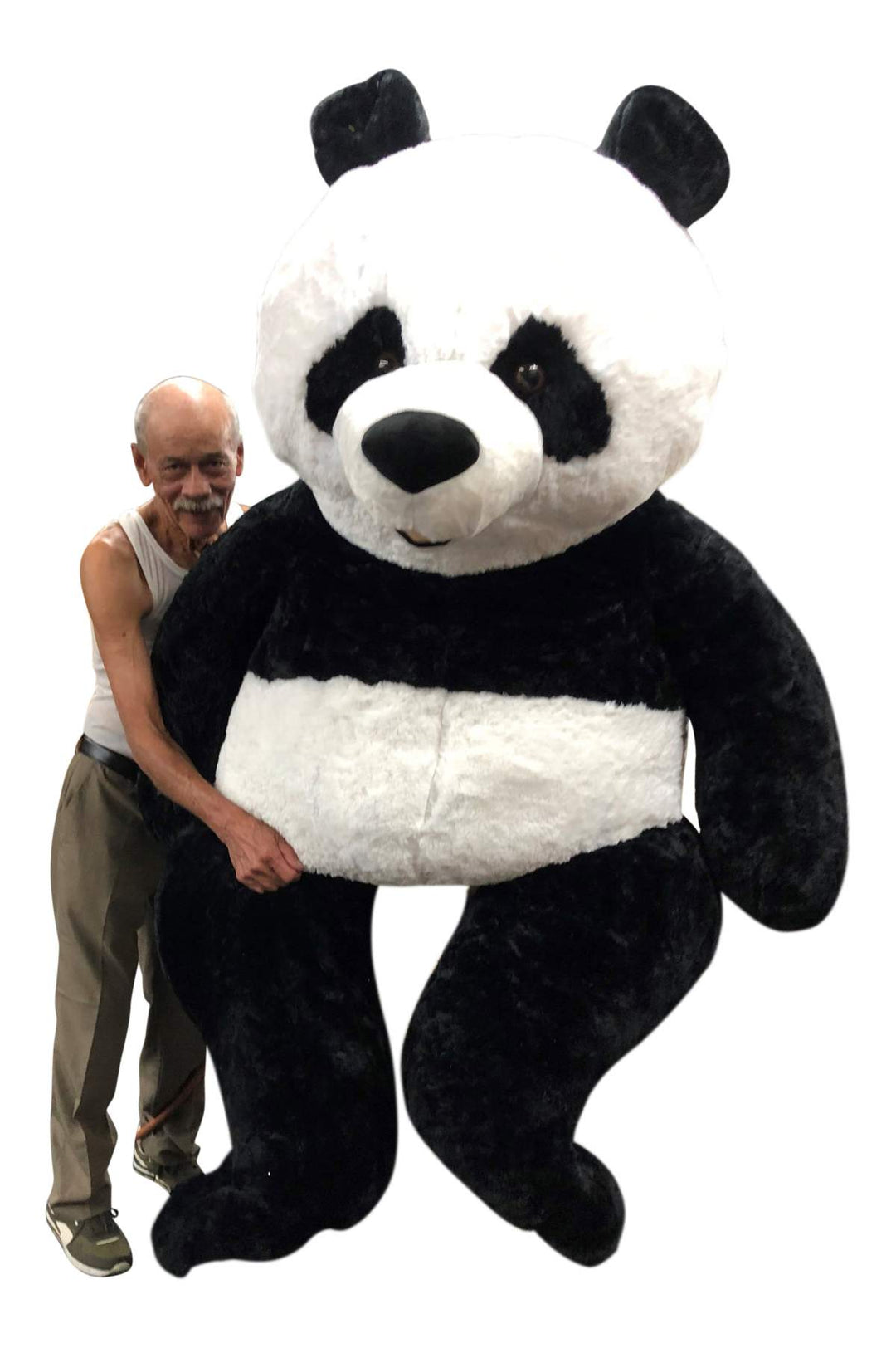 Giant Stuffed Panda 7 Feet Tall 84 Inches Soft 213 cm Big Plush Huge Stuffed Animal