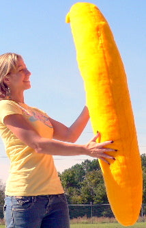 American Made Giant Stuffed Banana 5 Feet Tall 60 inches 152 cm Big Plush Brand Soft Plush Novelty