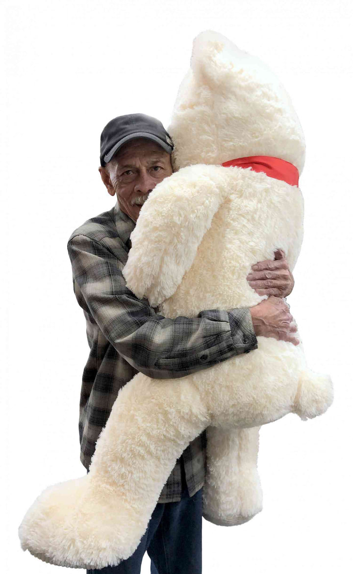 Giant White Teddy Bear Soft -  Premium Quality Big 54 inches  Huge Stuffed Animal