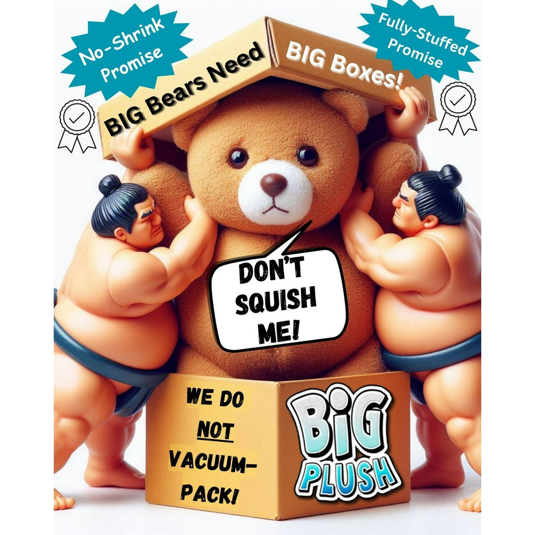 Jumbo Red Teddy Bear 46 Inches Big Plush Soft Stuffed Animal Weighs 10 Pounds Made in USA