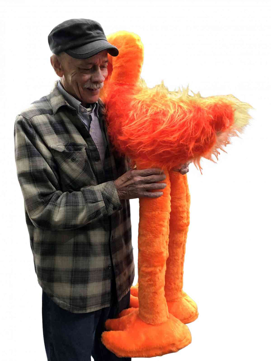 Giant Stuffed Flamingo 4 Feet Tall Big Plush Huge Tropical Bird Plushie 48 inches Made in the USA