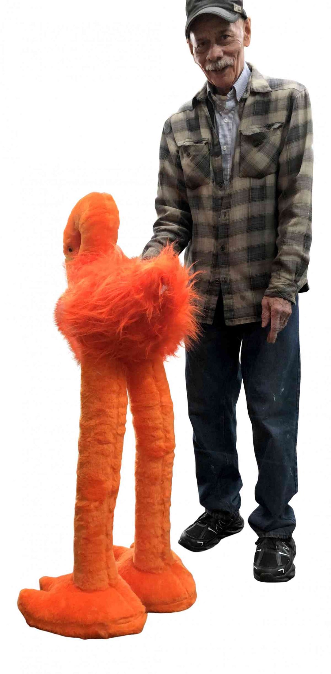 Giant Stuffed Flamingo 4 Feet Tall Big Plush Huge Tropical Bird Plushie 48 inches Made in the USA