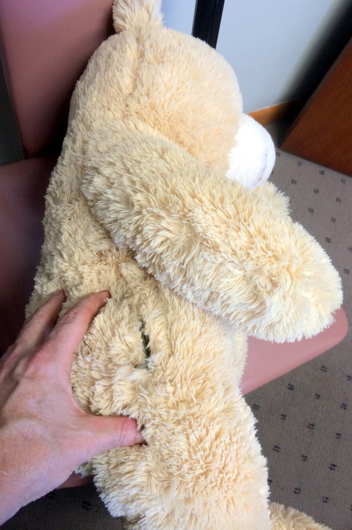 Add a Custom Made ZIPPERED POCKET - WE WILL PROFESSIONALLY STITCH IT TO YOUR STUFFED ANIMAL