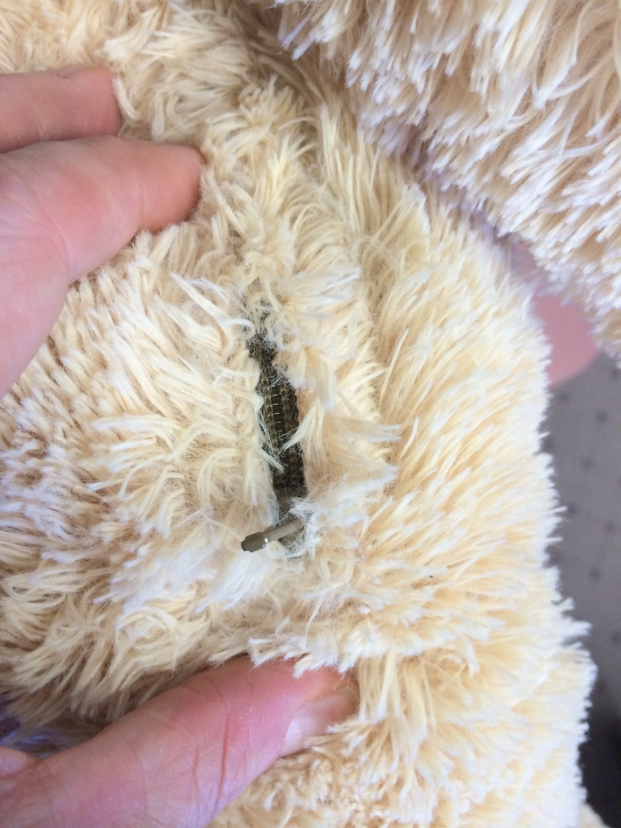 Add a Custom Made ZIPPERED POCKET - WE WILL PROFESSIONALLY STITCH IT TO YOUR STUFFED ANIMAL