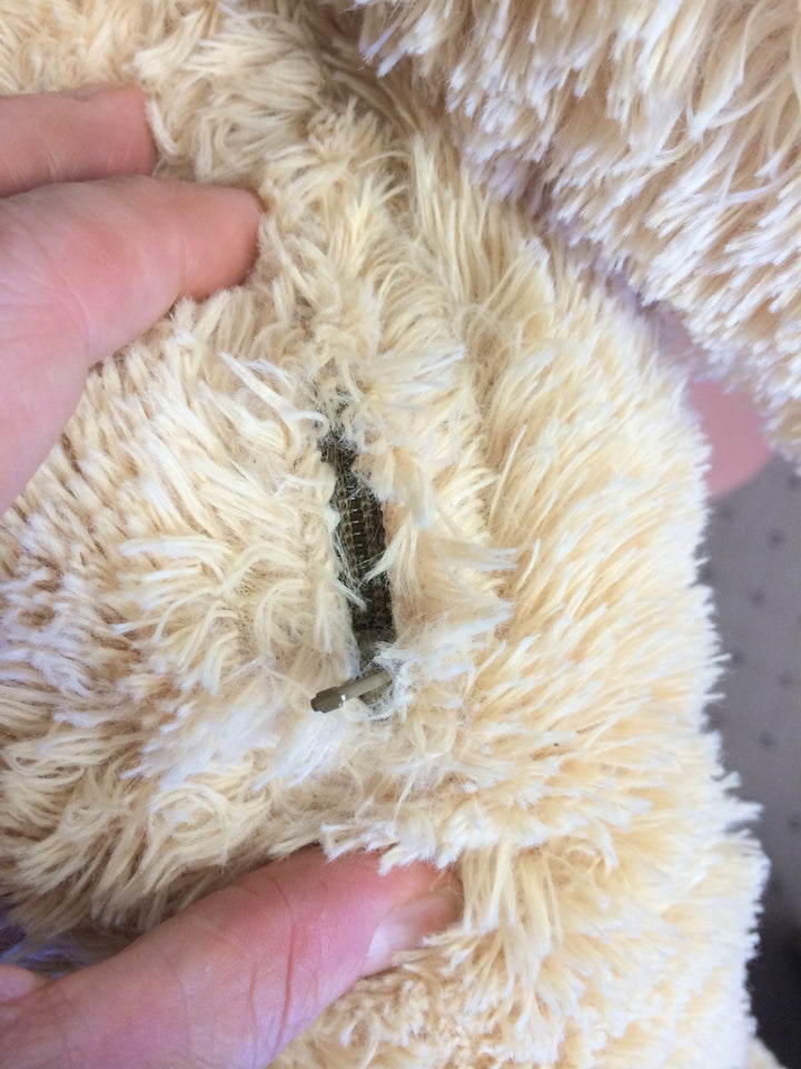 Add a Custom Made ZIPPERED POCKET - WE WILL PROFESSIONALLY STITCH IT TO YOUR STUFFED ANIMAL