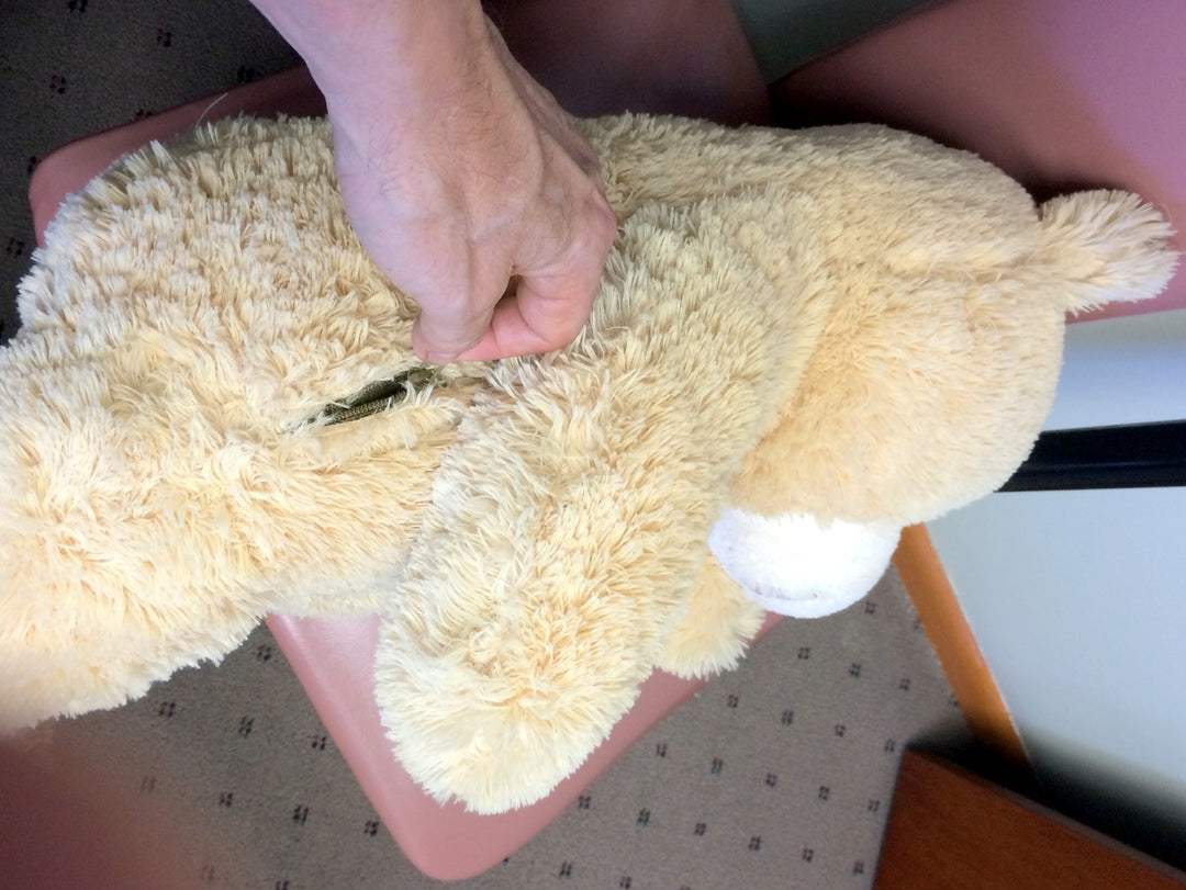 Add a Custom Made ZIPPERED POCKET - WE WILL PROFESSIONALLY STITCH IT TO YOUR STUFFED ANIMAL