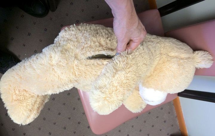 Add a Custom Made ZIPPERED POCKET - WE WILL PROFESSIONALLY STITCH IT TO YOUR STUFFED ANIMAL