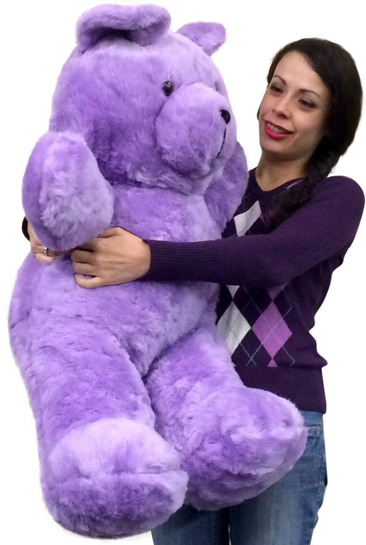 American Made Purple Giant Teddy Bear 36 Inches Made in the USA America