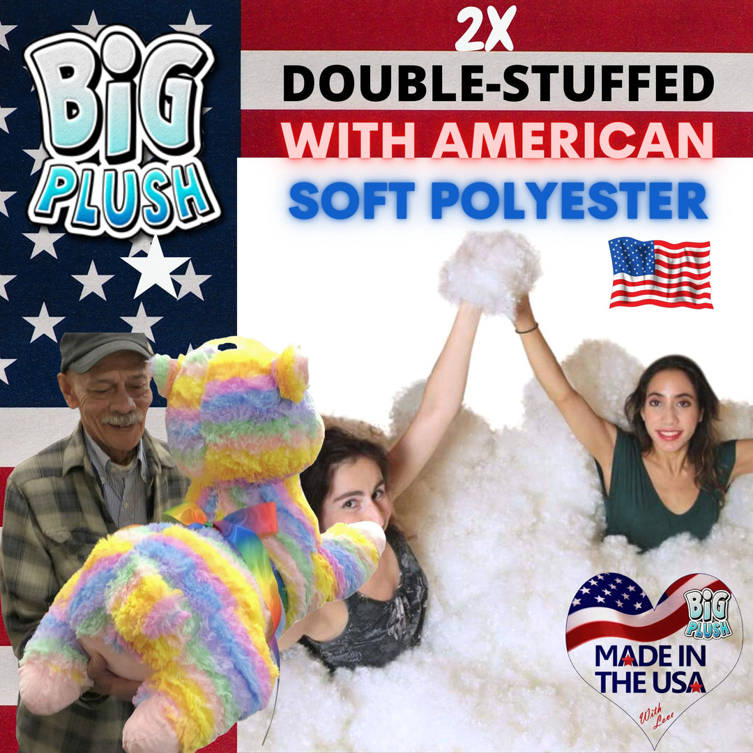 Giant Stuffed Llama Rainbow Color 30 Inches 77 cm Soft Luxurious Big Plush Alpaca South American Camelid