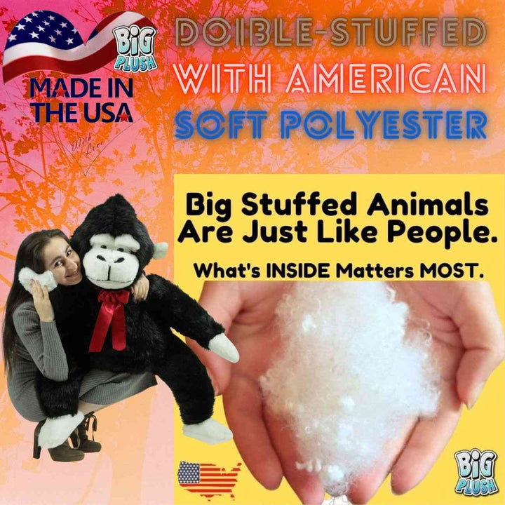 Big stuffed animals are just like people; what's inside matters most.