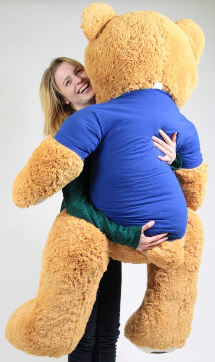 Air Force Giant Teddy Bear 5 Feet Tall,  Wears Removable T-shirt SOMEONE IN THE AIR FORCE LOVES YOU
