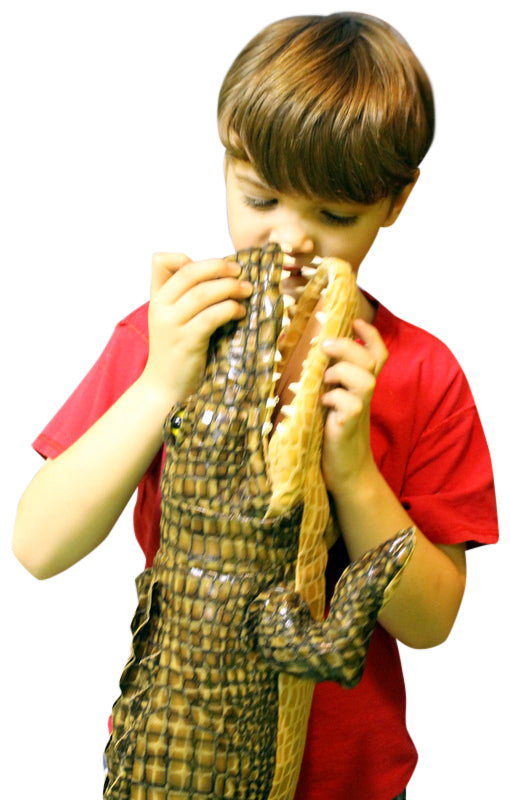 Large Stuffed Alligator 34 inches Long Big Plush Realistic Stuffed Animal High Quality