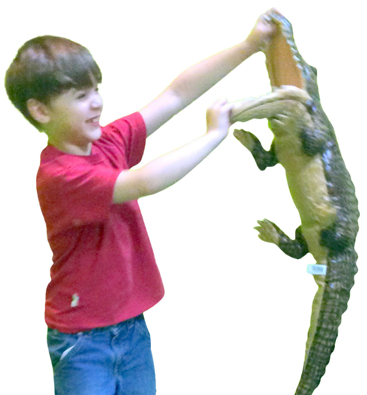 Large Stuffed Alligator 34 inches Long Big Plush Realistic Stuffed Animal High Quality