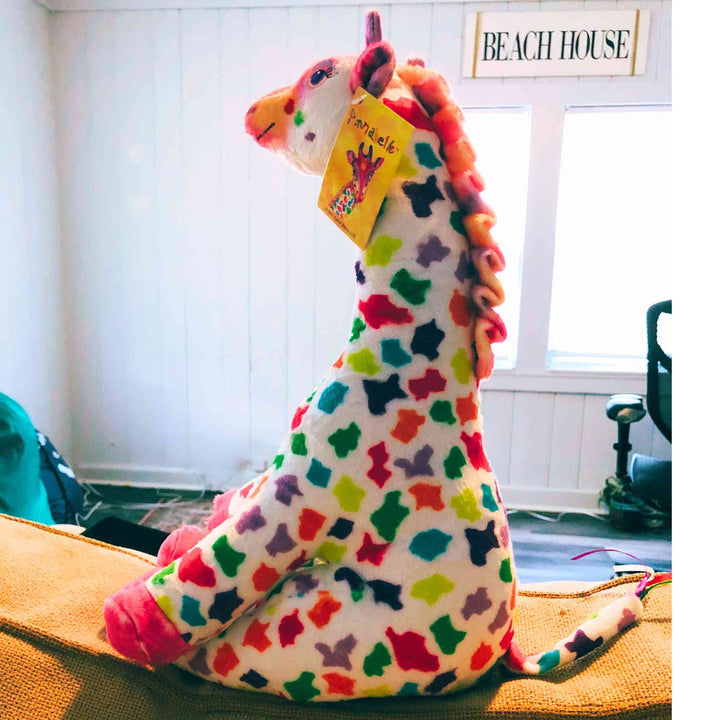 Annabelle the Stuffed Giraffe for Children 14-inch Soft Plush Toy with Optional 4-Book Set