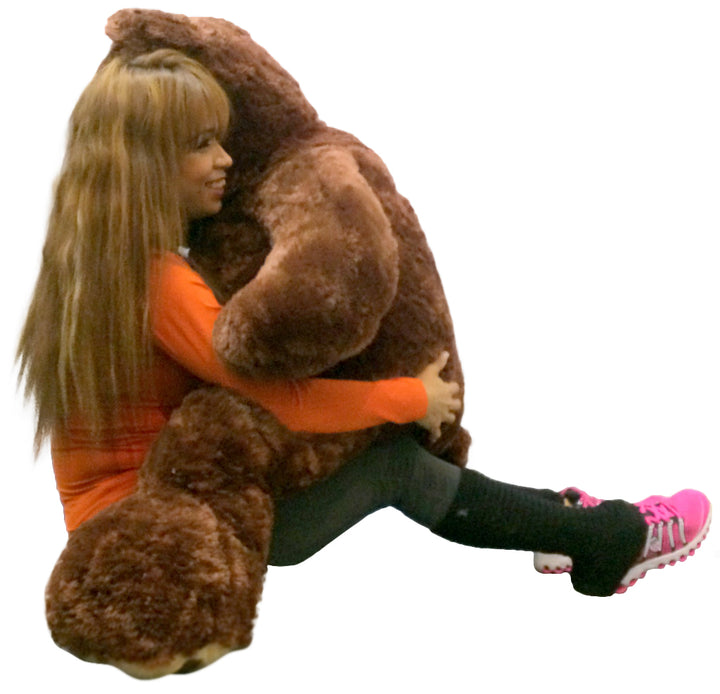 5 Foot Teddy Bear Soft Brown Premium Giant Stuffed Animal 60 Inch Snuggle Buddy  - Big Plush 