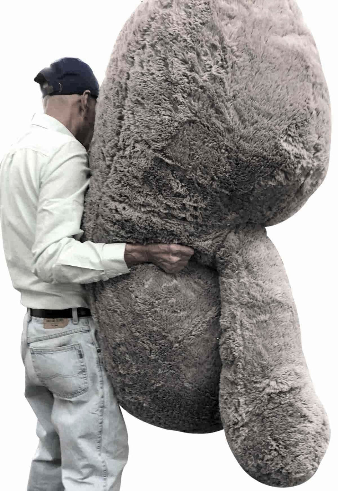 From every angle, this enormous 7-foot stuffed sloth is among the biggest stuffed sloths you will ever find.